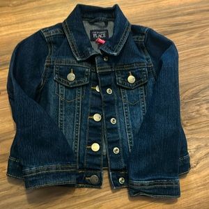 Children’s Place dark denim jacket